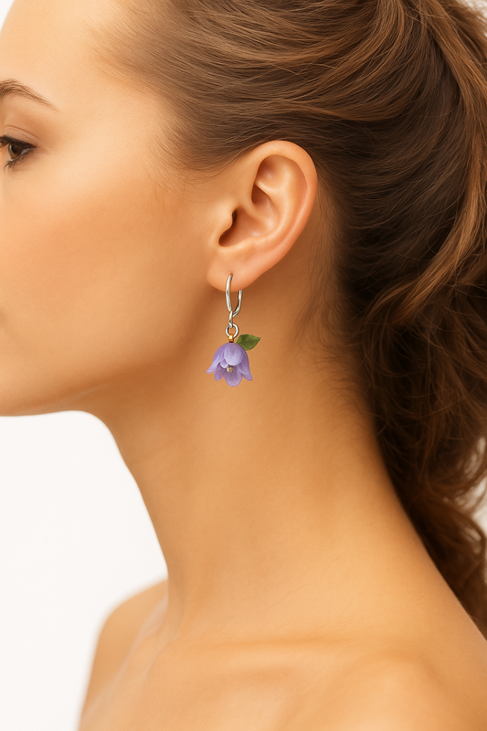 Feenlaterne Feenlicht Ohrringe lila