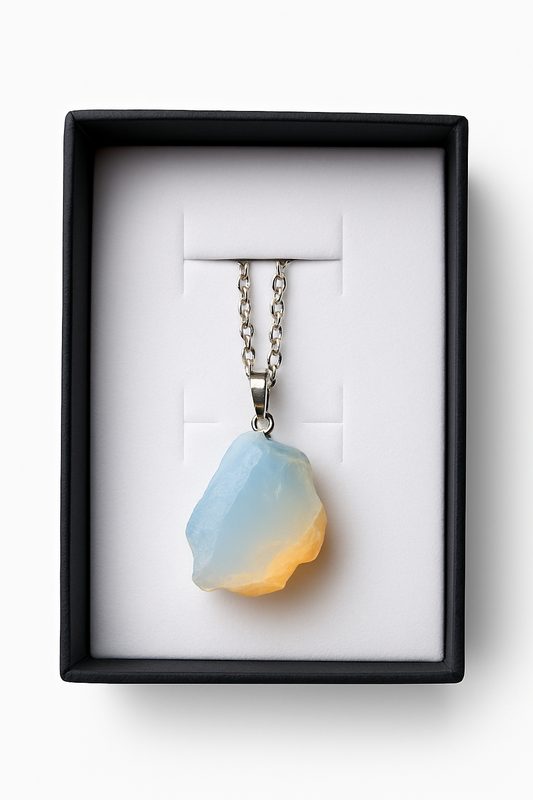 Opal Rohstein Kette