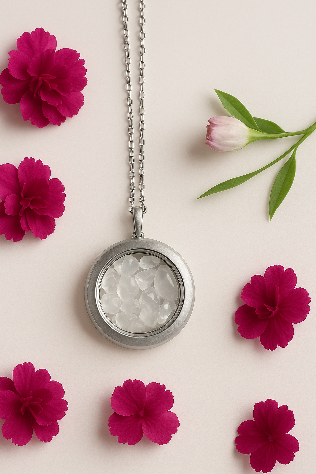 Mondstein Amulett Luna