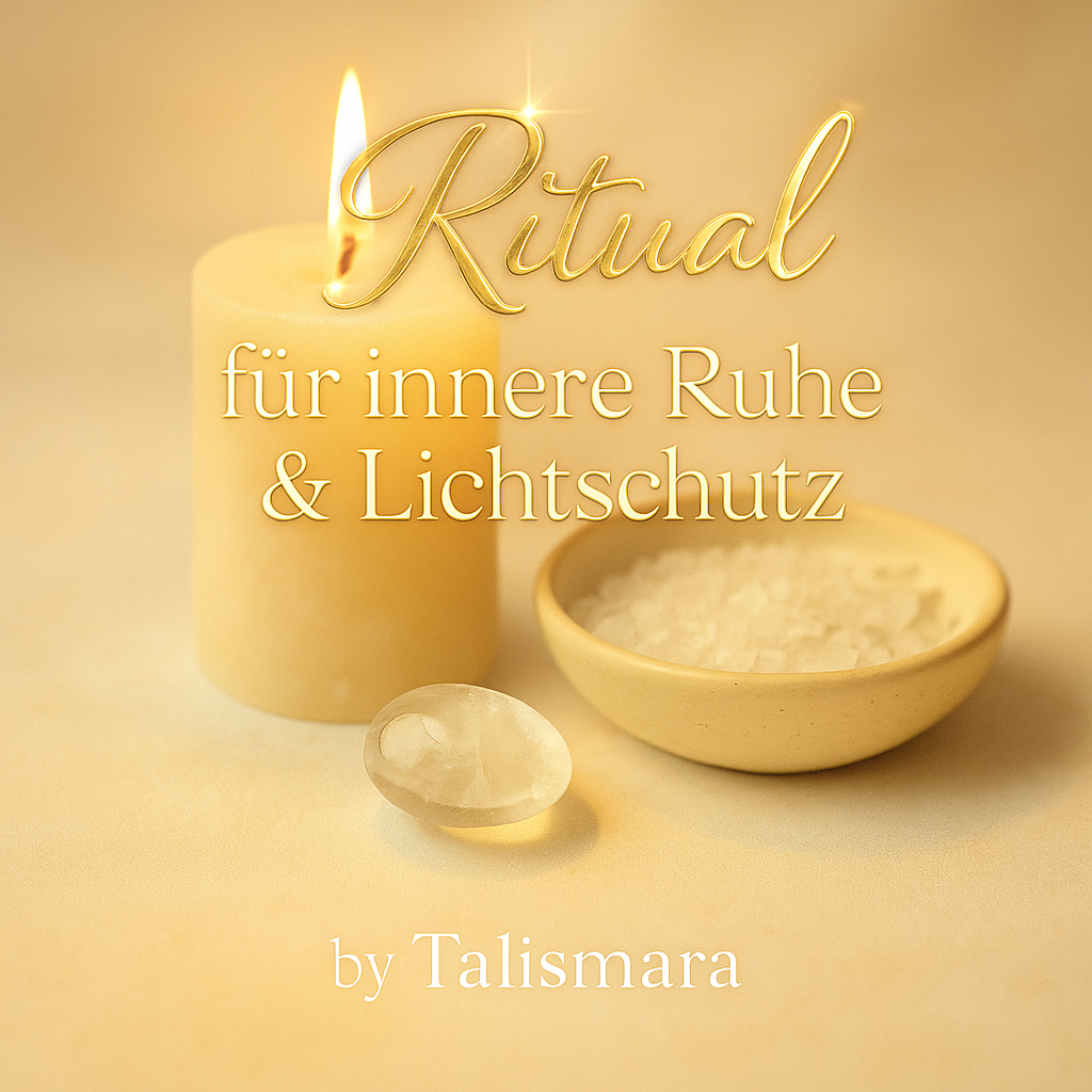 Ritual für innere Ruhe & Lichtschutz – Digitales Ritual mit Anleitung & Symbolkraft | Energetische Reinigung, Balance & Schutzritual als PDF (10 Seiten)
