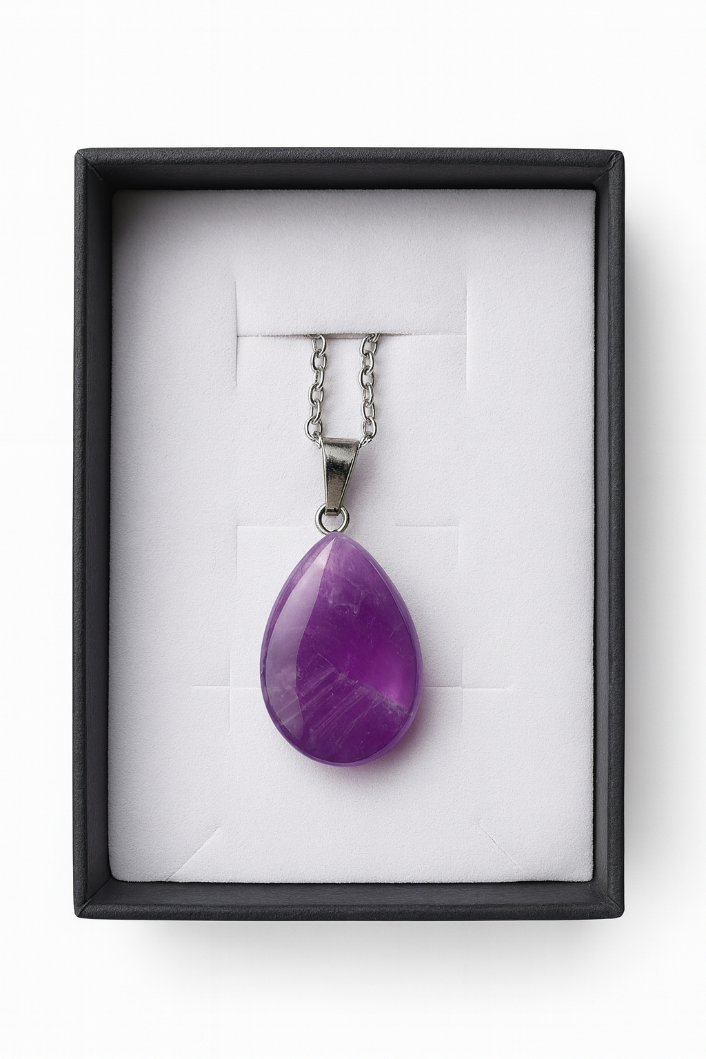 Amethyst Tropfen Anhänger