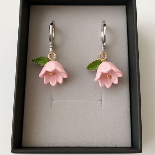 Feenstaub Feenlicht Ohrringe rosa