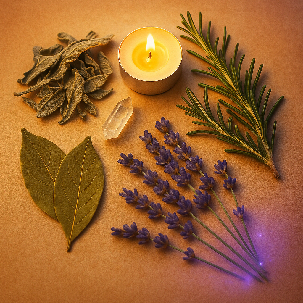 Deluxe Reinigungs- & Schutzritual – Magisches Kräuterritual für Energie-Klärung & Lichtschutz (PDF-Download)